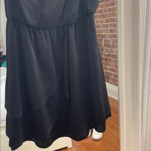 BCBGeneration || Black One Shoulder Ruffle Dress - Picture 5 of 6